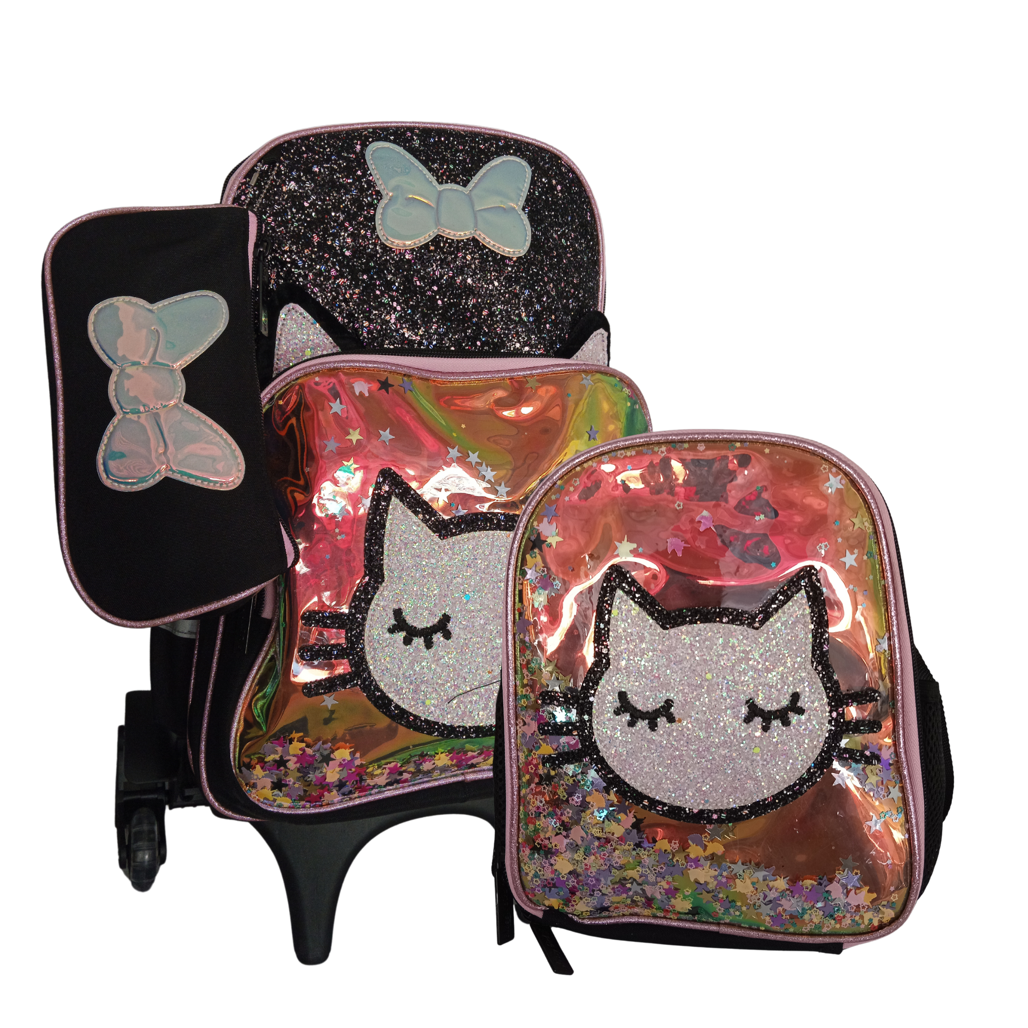 CARTABLE TROLLEY 17 + TROUSSE + SACA GOUTER REF GB3927T GLOSSEY BIRD
