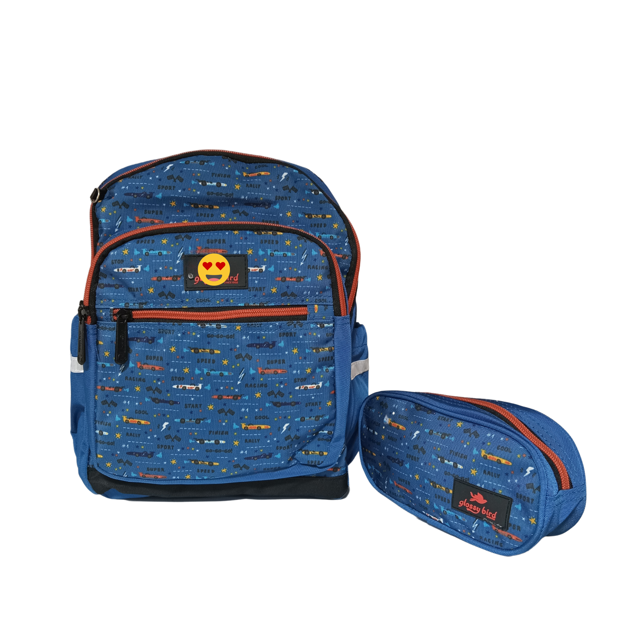 CARTABLE SAC A DOS 15 + TROUSSE REF GB5193 GLOSSY BIRD