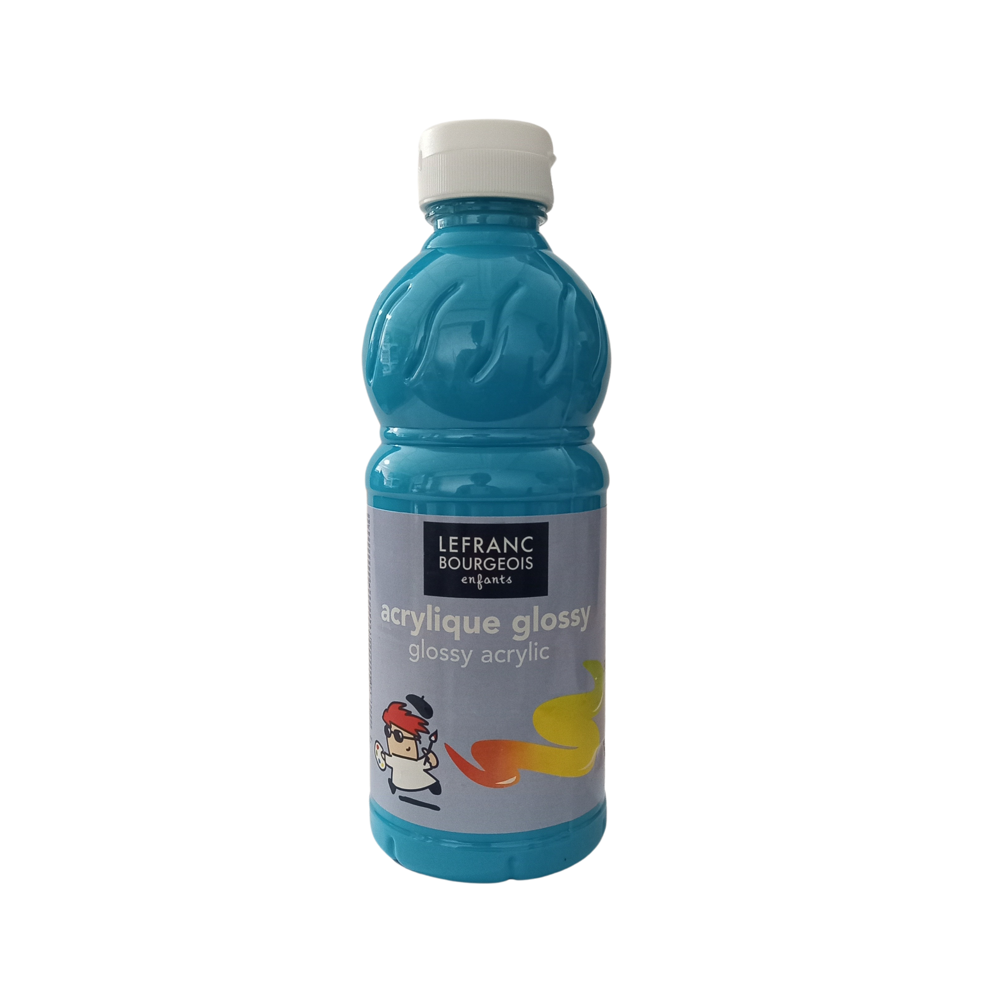 ACRYLIQUE BRILLANT 500ML BLEU TURQU