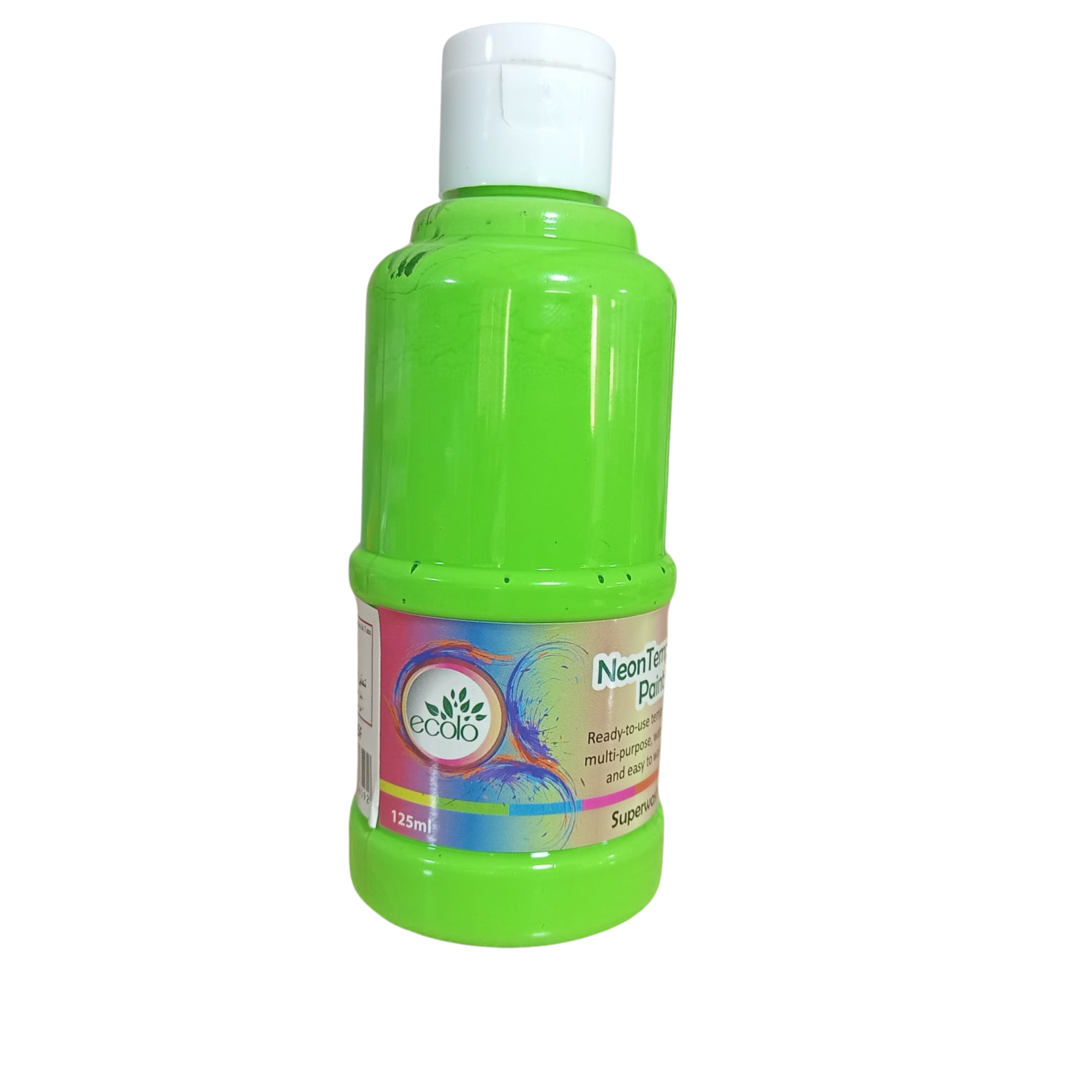 BOUTEILLE DE 125ML DE GOUACHE FLUO ECOLO KIDS